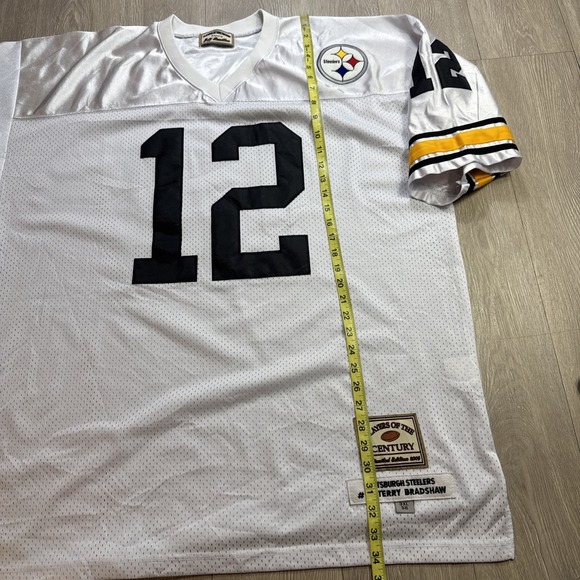 Terry Bradshaw Steelers Jersey Limited Edition Players Century White 3XL 56 Rare - Picture 8 of 8
